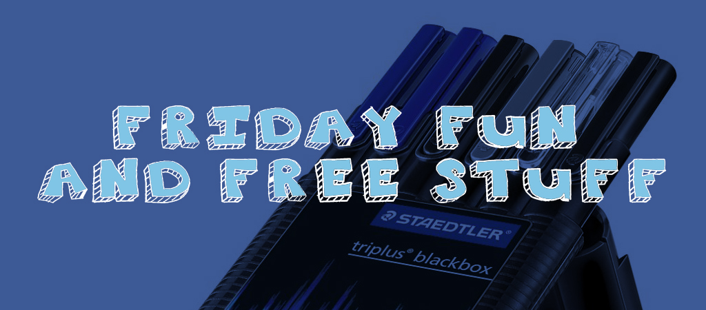 friday fun and free stuff pens header