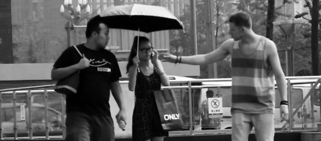 umbrella prank