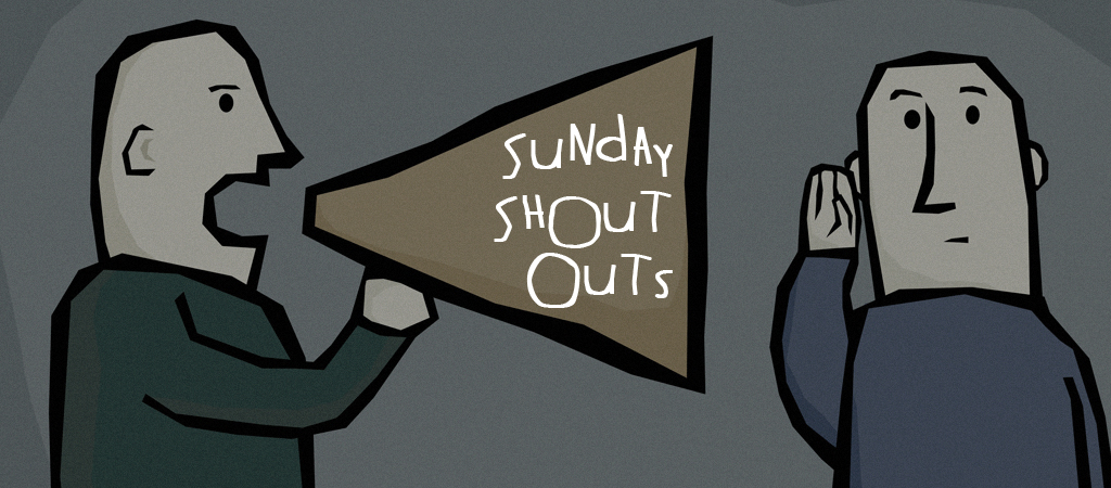 sunday shout outs header