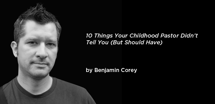benjamin corey 10 things your pastor