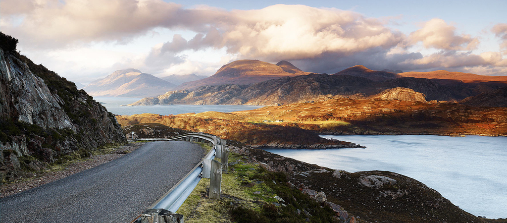 single lane scottish roads